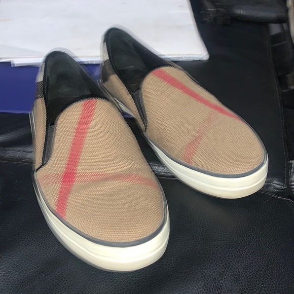 Burberry Shoes - Signature slip ons 7.5